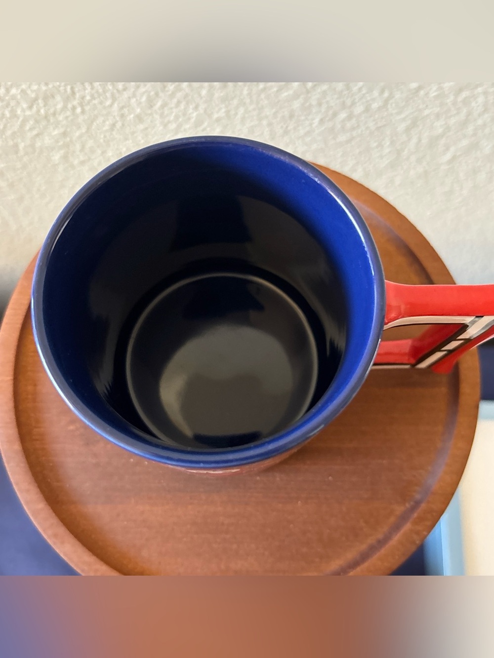 Disney Parks Mulan Mushu Dragon Ceramic Coffee Mug Chinese Characters Blue Red - Picture 5 of 9